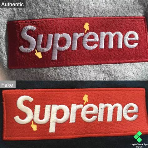 fake supreme hoodie vs real|supreme knock off.